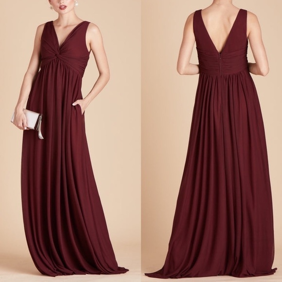 Birdy Grey Lianna Dress Mesh Cabernet NWT - Picture 2 of 7